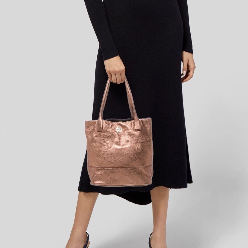 Tory Burch Michelle Tote in Rose Gold